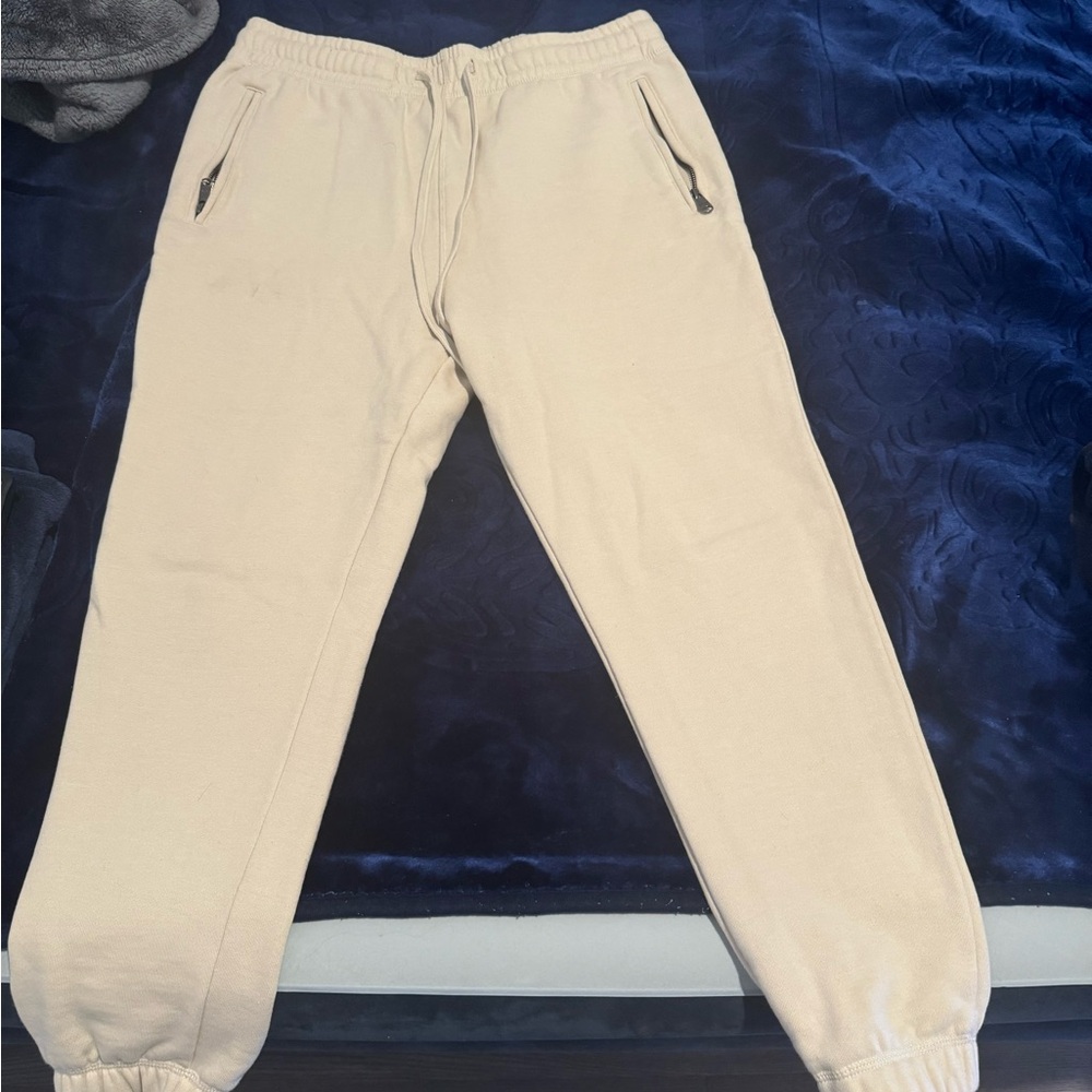 Beige Sweatpants
